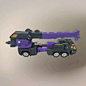 Transformers G1  Long Haul Black And Purple Devastator Incomplete For Parts